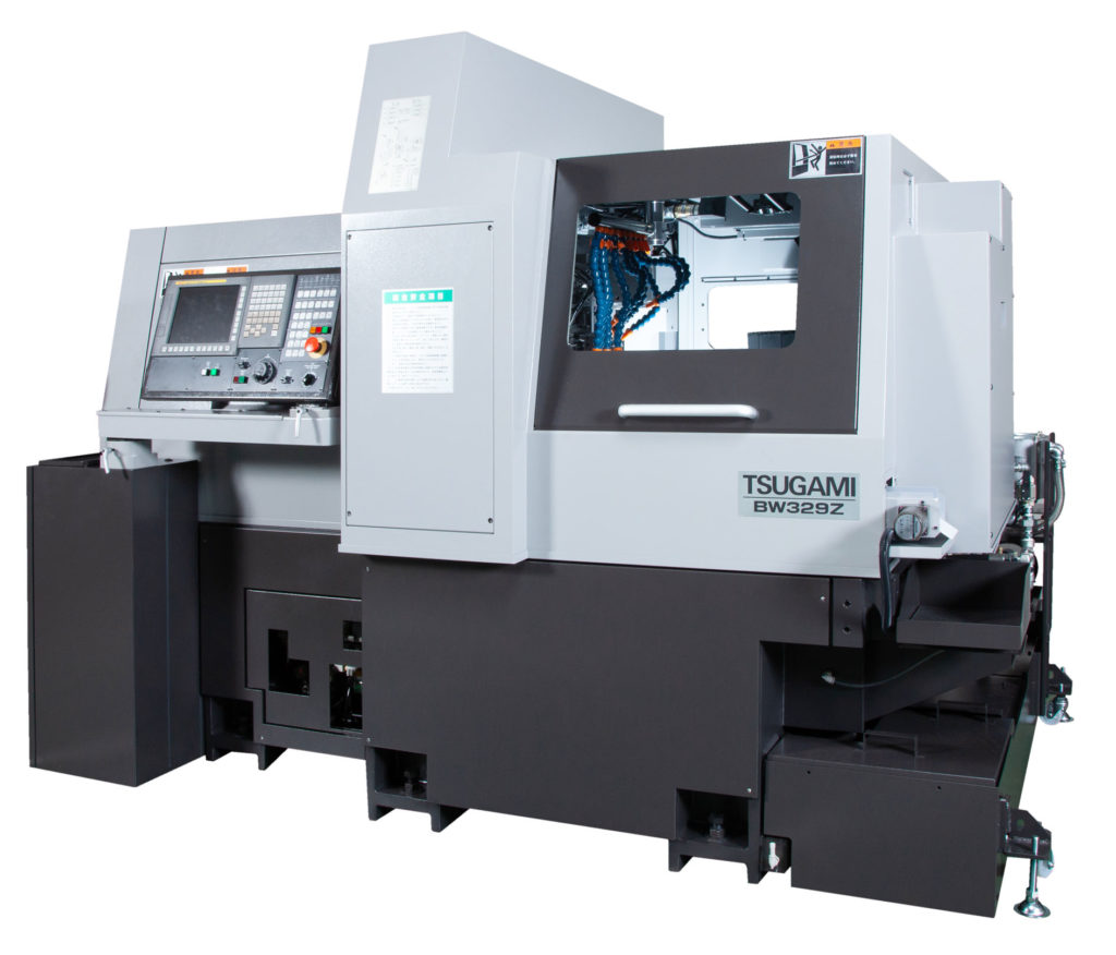 Tsugami BW329Z 32 mm 9-Axis Swiss Type CNC Automatic Lathe